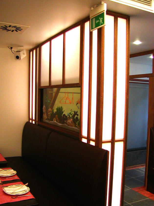 Hars gelaagd glas muur