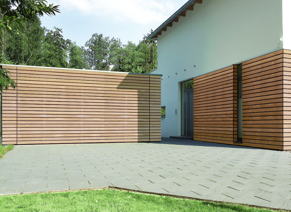 ingewerkte garagepoort