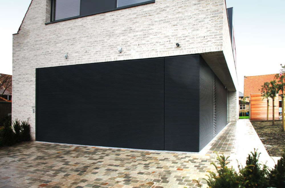 ingewerkte garagepoort