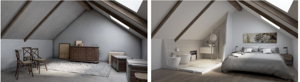 Sanibroyeur installatie: voor en na