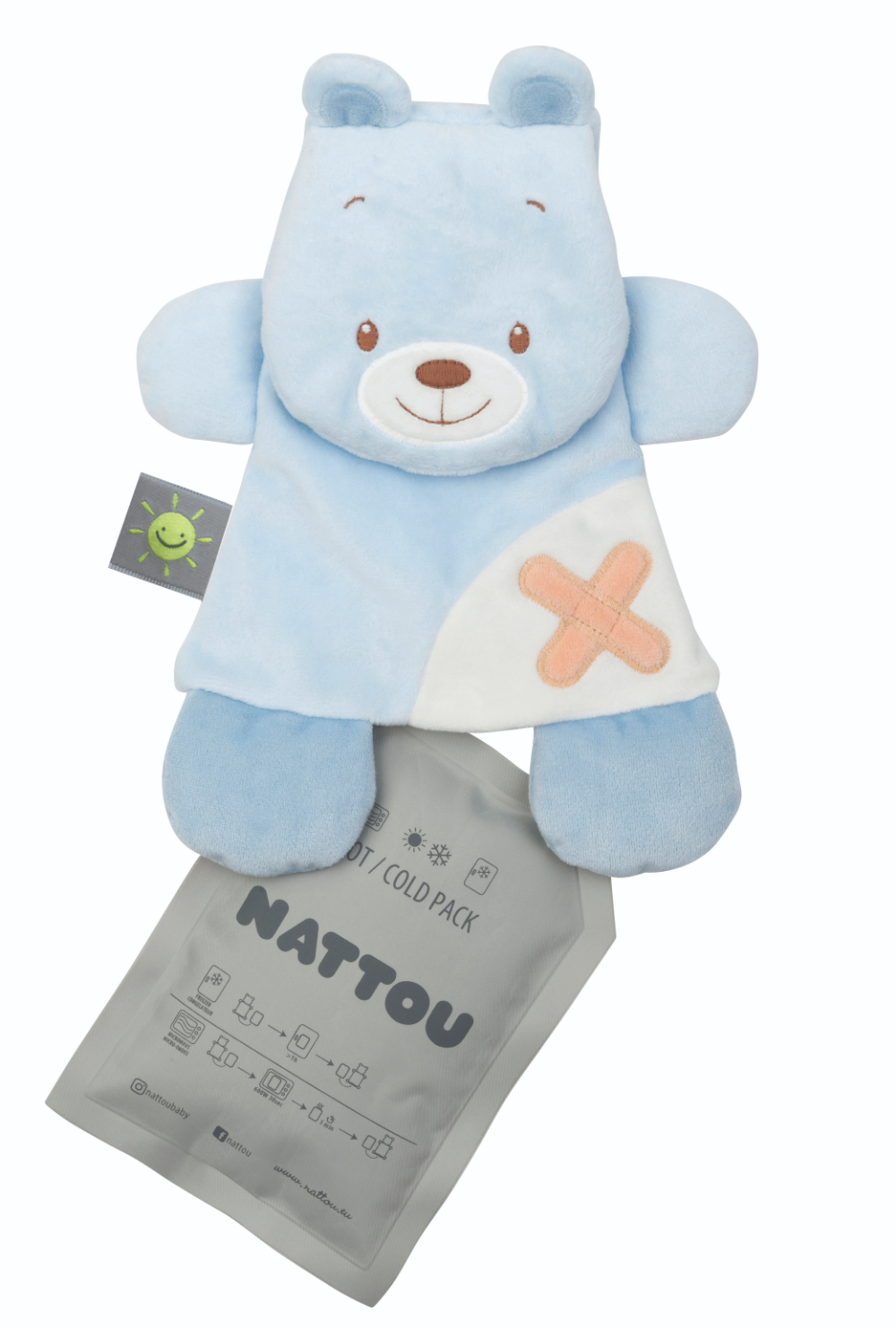 Nattou knuffel met gelpack