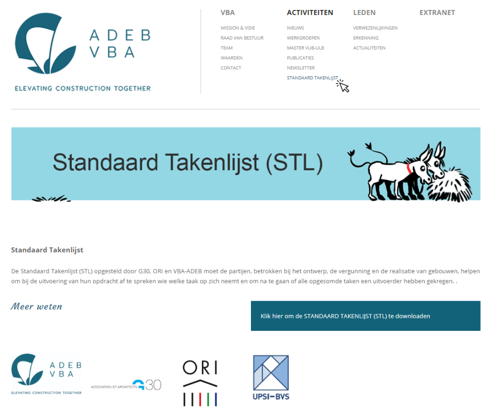 ADEB VBA Standaard Takenlijst