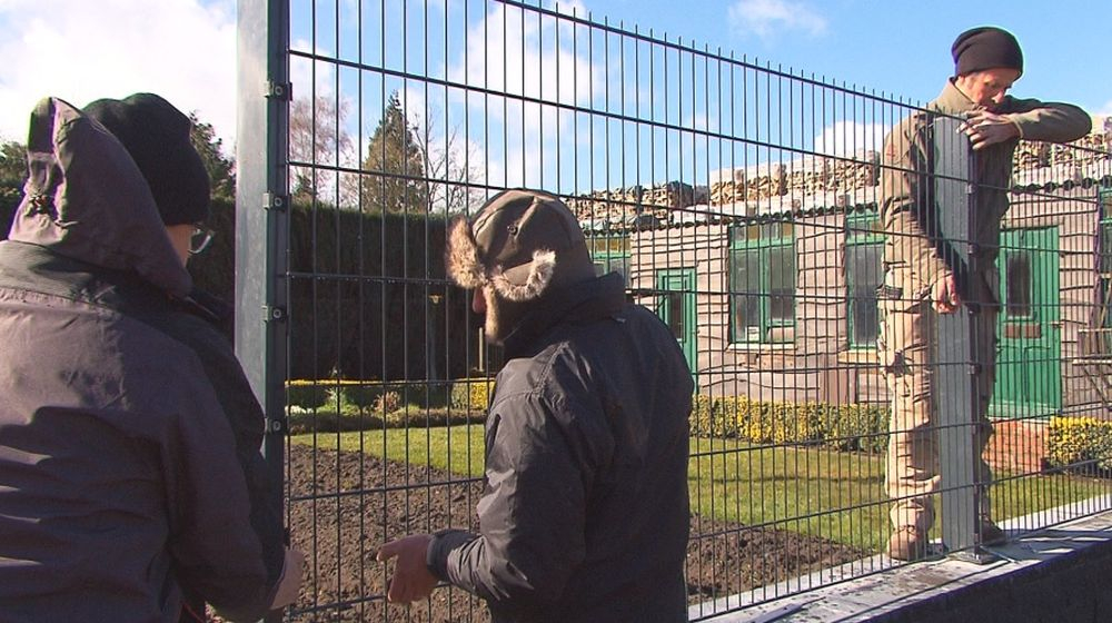 drie lagen werkkledij buiten