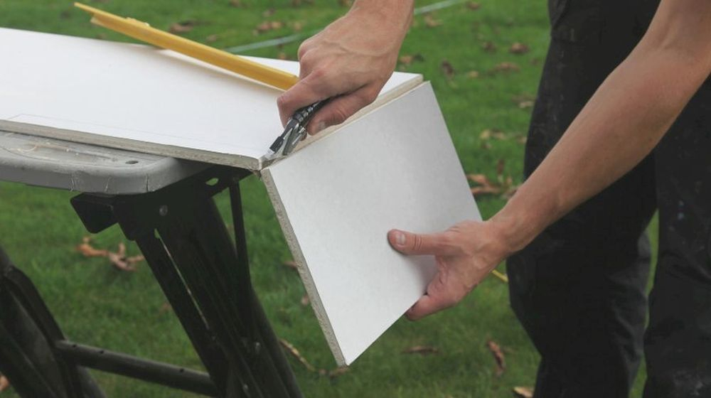 gisplaat werken met gipsplaten