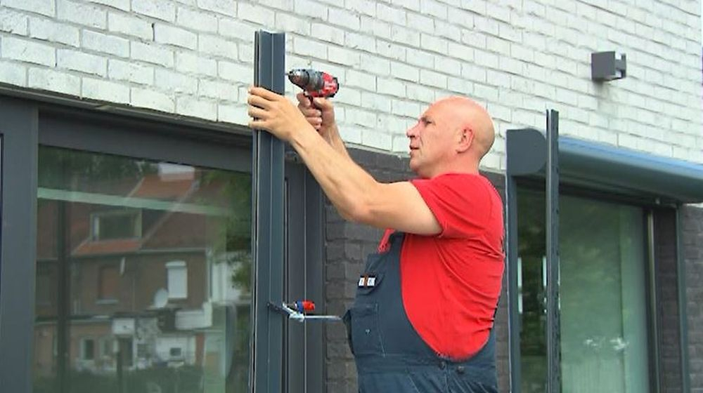 geleiders boren voorzetrolluiken