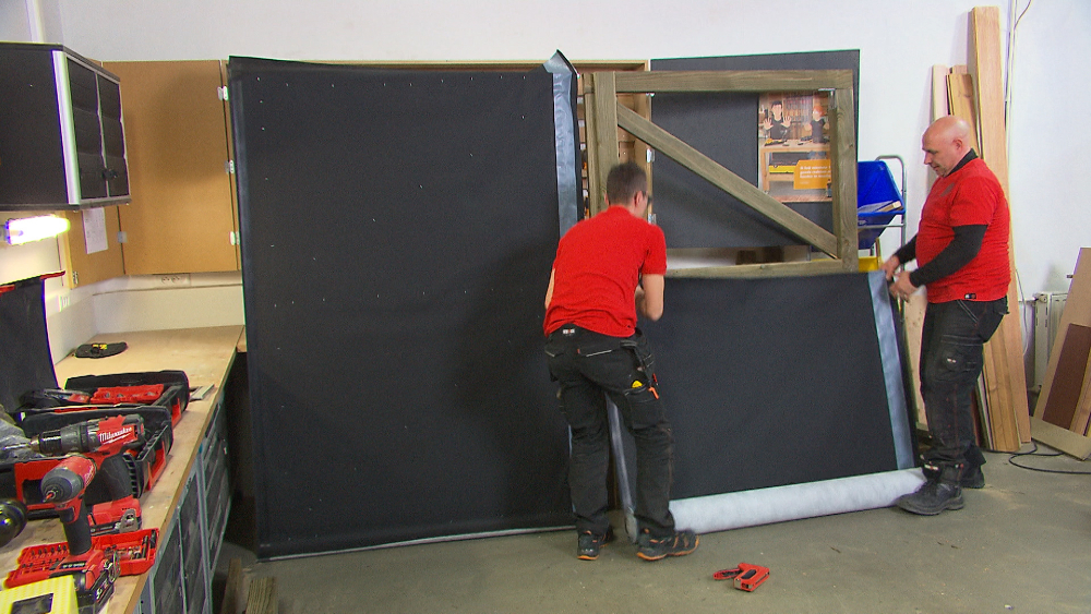 geveldoek zelf tuinpoort maken