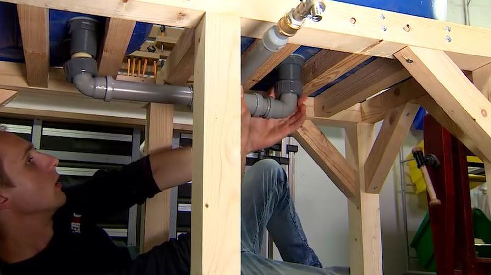 montage regenton zelfgemaakt