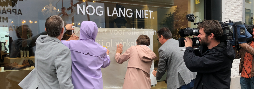 Unizo actie winkelhier winkel lokaal shop lokaal shoplokaal shoplocal shop local Isolde Delanghe Danny Van Assche Mode Unie