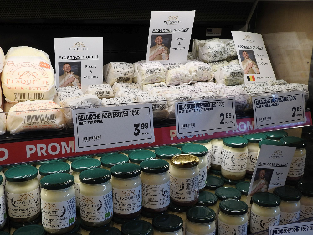 artisanaal lokaal Belgische hoeveboter Spegelaere