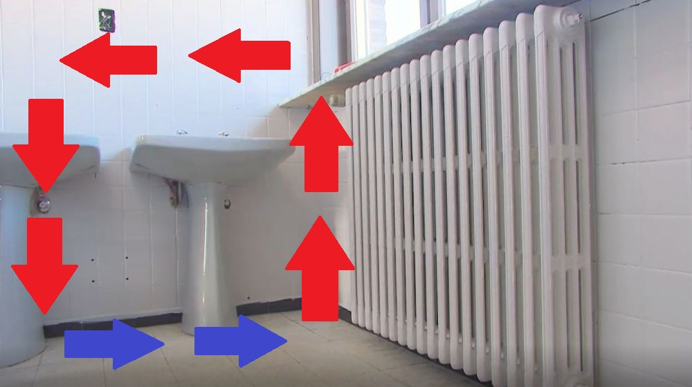convectiewarmte voorbeeld