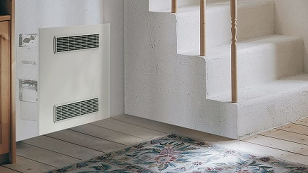 ventilo-convector ingebouwd