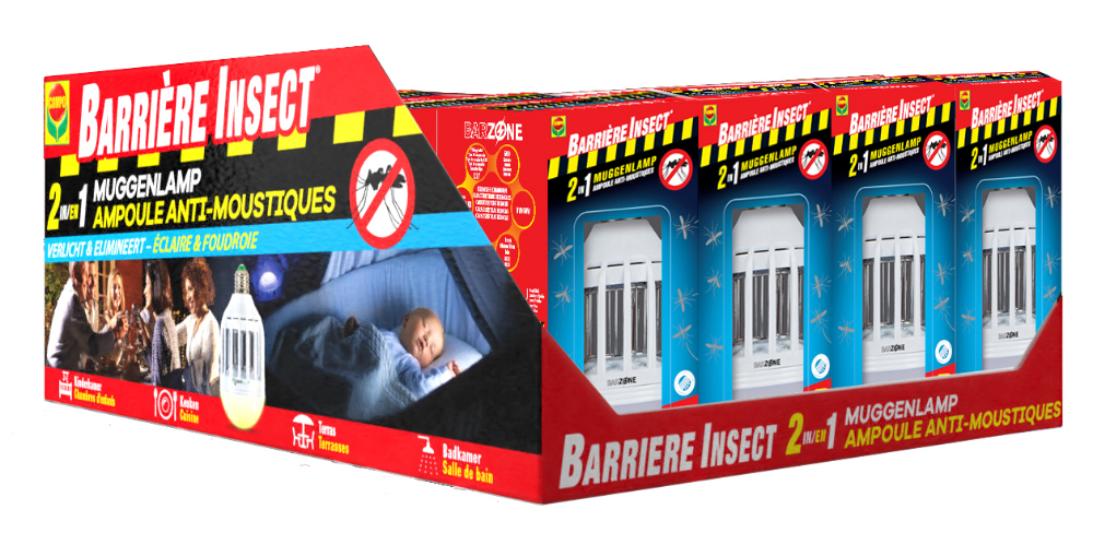 barrière insect muggenlampen