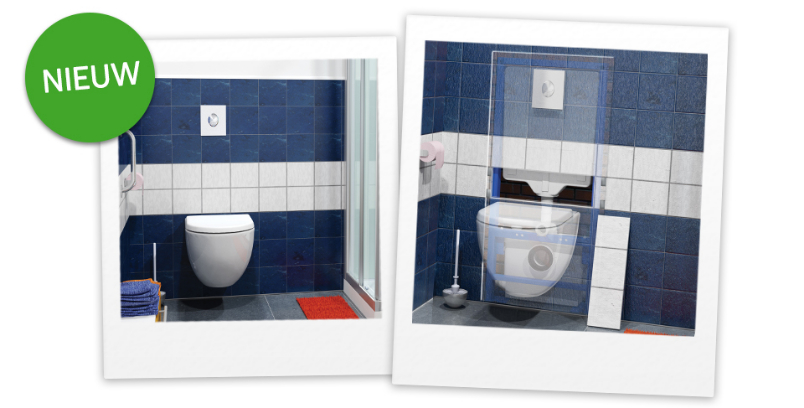 Nieuw! Saniwall® Pro UP nu ook in betegelbare versie