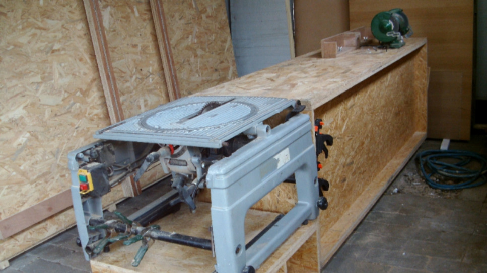 werkbank zaagtafel freestafel doe het zelf hulpstuk