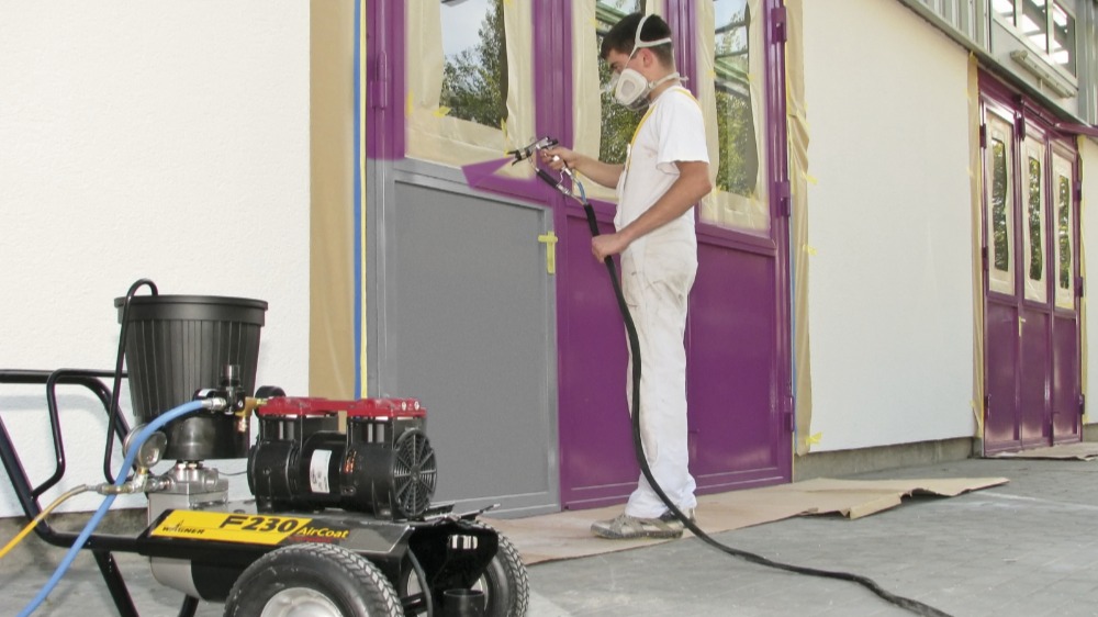 spuitapparatuur, airless, airmix