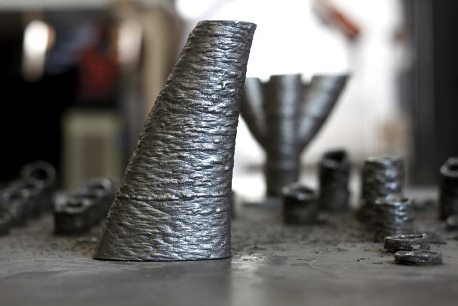 3D-printen wordt met lasrobots gecombineerd